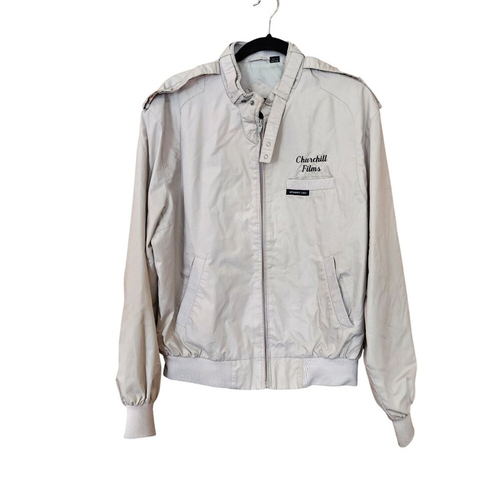 Vintage 1980's Tan Member's Only Jacket Size 42 Church hill films